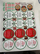 Cartela de Adesivos Personalizados