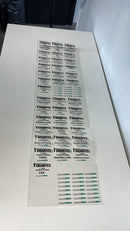 Cartela de Adesivos Personalizados