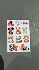 Cartela de Adesivos Personalizados