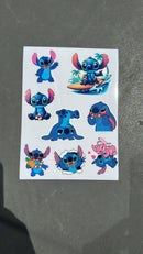 Cartela de Adesivos Personalizados